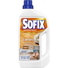 SOFIX Laminatreiniger, Bodenreiniger, 1 Liter, für besonderen Glanz durch Kokos-Öl und Aufquellschutz , 1l (1er Pack)