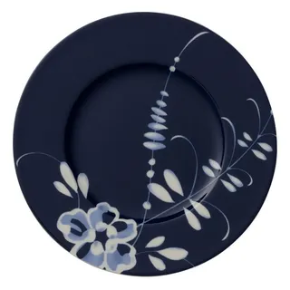 Villeroy & Boch – Vieux Luxembourg Brindille Brotteller Blau, Spülmaschinenfest, Mikrowellensicher, Speiseteller, Essteller, Teller Keramik, Geschirr, Premium Porzellan