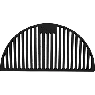 BBQ-Toro Gusseisen Grillrost für Kamado Keramikgrill (Ø 52 cm) | 47 x 23,5 cm | Emailliert - Schwarz