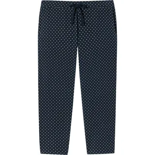 SCHIESSER Mix + Relax Pyjama-Hose Gepunktet Blau 44