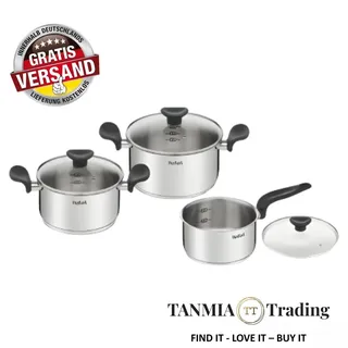 Tefal Primary Inox Topf-Set 3-tlg. 20 cm rund + 20 cm rund + 20 cm rund