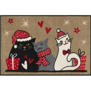 Wash+Dry Fußmatte Cuddle Time 50x75cm, innen und außen, waschbar