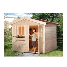OBI Outdoor Living Holz-Gartenhaus Bozen Unbehandelt 270 cm