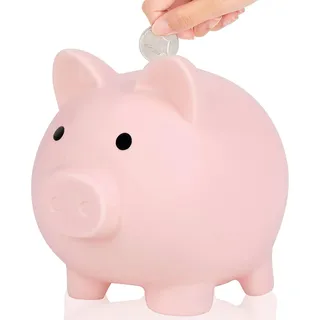 L&W Luck Sparschwein Glücksschwein, Bruchsicheres Spardose, Münzen, Kleingeld,für Hochzeit, Weihnachten, Halloween,Money Box,Niedliche Accessoires