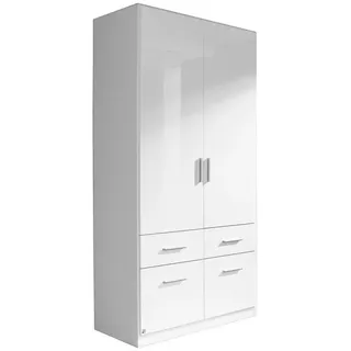 Kleiderschrank Celle - weiß - 91 cm