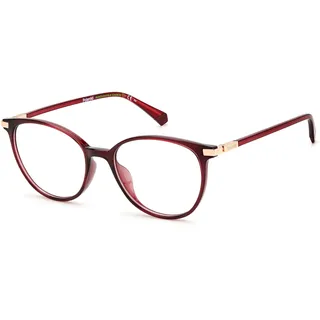 POLAROID Oval ECO POLYAMIDE Brillen in Violet für Damen, Brille mit Sehstärke, optional mit Sonnenbrillen tönung oder Blaulichtfilter (Modell Pld D459/g)