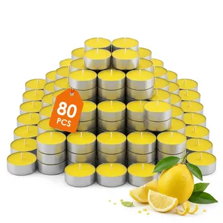 Citronella Duft Teelicht, 80er Pack