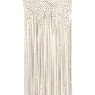 Vorhang, Fadenvorhang, Wandbehang, Vorhang, Handvorhang, Türvorhänge, Tapisserie – Art Dekoration für Haus, Tür und Fenster(90L X 180H cm (1 Panneaux))