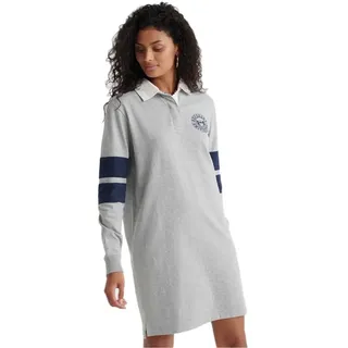 Superdry Webb Rugby Kurzes Kleid - Spirit Grey Marl - 2XS