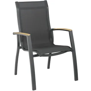 Kettler Altura Stapelsessel Aluminium/Anthrazit