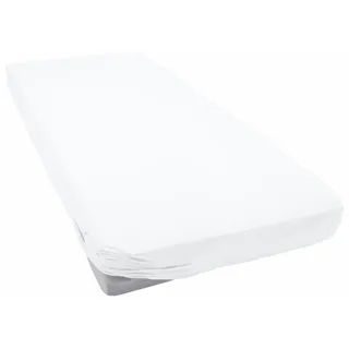 Primera Spannbettlaken Jersey-Elasthan 180 x 200 - 200 x 220 cm weiß