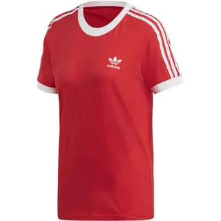 Adidas Damen 3 STR TEE T-shirt, lush red/White, 30