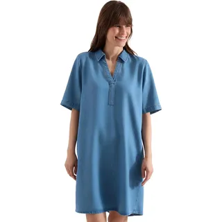 Cecil Knielanges Kleid im Denim-Look