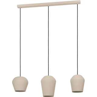 EGLO Hängeleuchte "CAMBAITO Pendellampe, Stahl, E27, IP20, Esszimmerlampe, Hängelampe", beige (sand), H: 110cm, 1 Stk., Leuchten, Hängeleuchte für Esstisch - Esstischleuchte - für Esszimmer, Hängeleuchte