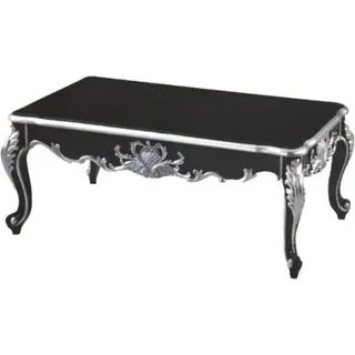 Barock Rokoko Extra Klasse Couchtisch Holz Tisch Beistell Sofa Couch Tische Neu - Schwarz