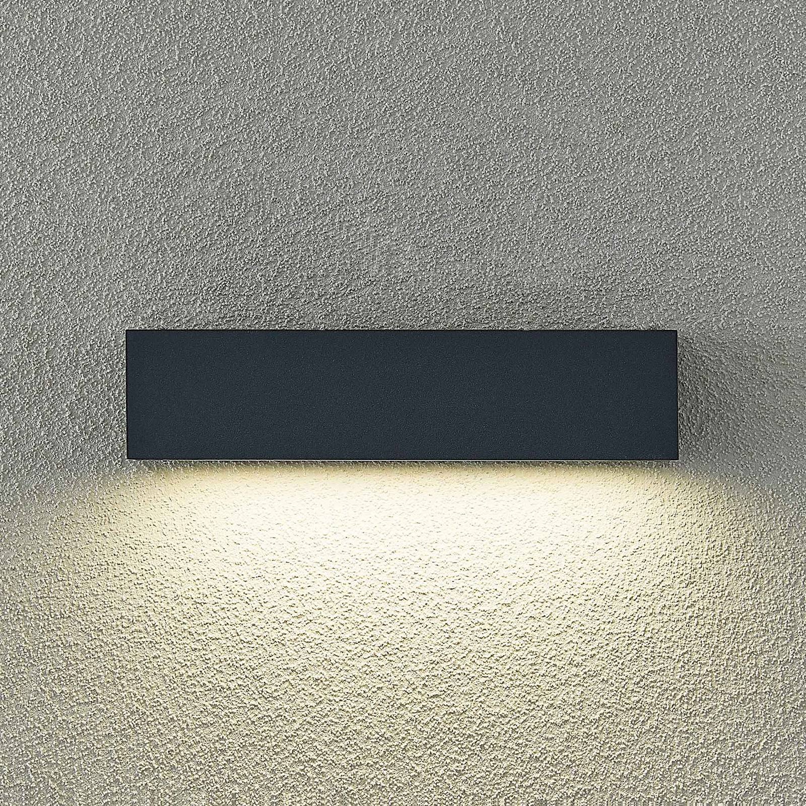 Bild von LED-Außenwandlampe Lengo, CCT, 25 cm, 1-flg., grafit