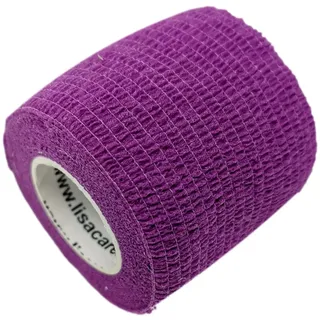 LisaCare latexfreier Pflasterverband - Lila 5cm x 4,5m Verband 1 St lila Unisex