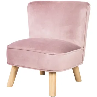 roba Kindersessel im angesagten Retro-Look, Rosa, 1 Stück (1er Pack)