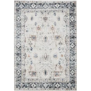 benuta Vintage-Teppich George waschbar 60x120 cm , Kunststoff , Vintage , Rechteckig , 60x120 cm , Oeko-Tex® Standard 100 , in verschiedenen Größen erhältlich, rutschfeste Unterfläche, waschbar , Teppiche und Böden, Teppiche, Vintageteppiche