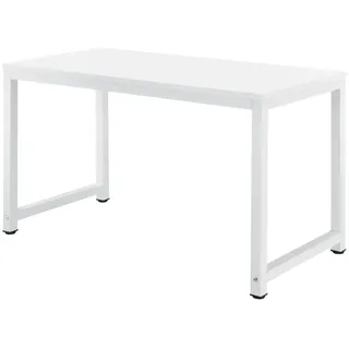 [en.casa] Schreibtisch Herning 75x120x60 cm, Höhenverstellbar Weiß