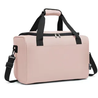 KONO Ryanair Handgepäck 40x20x25 Handgepäck Tasche Reisetasche Flugzeug Weekender für Damen und Herren mit Schultergurt (Rosa)