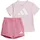 Essentials Tee Set clear Pink White 12-18 Monate