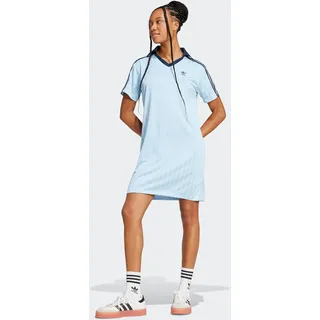 adidas Originals Shirtkleid »V-NECK SS DRESS« 1 Stk. tlg., blau