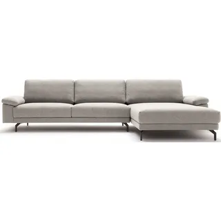 Creation BY ROLF BENZ Ecksofa "CR.450 elegantes Designsofa mit hohem Sitzkomfort", graubeige, natur