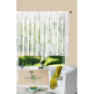 Gardinenbox Gardine Store Jacquard 175 x 300 cm Weiß/Transparent 1 St.