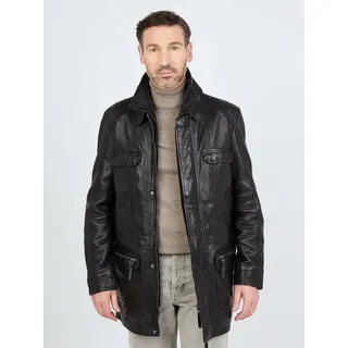 JCC Kurzmantel »Ledermantel 41607«, schwarz,