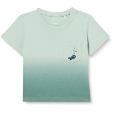 s.Oliver Junior Baby Boys 2130765 T-Shirt, Kurzarm, blau 6091, 74