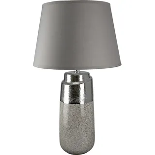 GILDE Keramik Lampe"Marmo" VE 2 - Grau