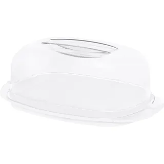 Rotho Fresh, Transparent, Weiß, Kunststoff, Rechteckig, Transparent, 170 mm, 290 mm - Transparent, Weiß
