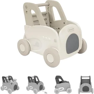 KIKKABOO Trolie 2 4-in-1 Lauflernhilfe - Beige - One Size