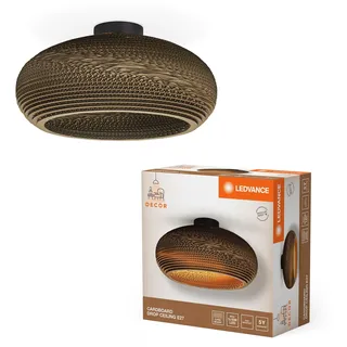 LEDVANCE Decor Karton-Deckenpendelleuchte E27 Braun