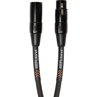 Roland Black-Serie symmetrisches Mikrofonkabel, Länge: 1,5m – RMC-B5, schwarz, 1.5 meters