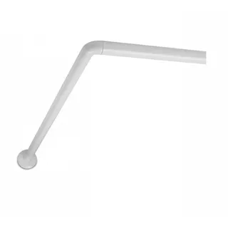 Tatay Eck-Duschstange, Aluminium, Farbe Weiß. Mabe 80 x 6.2 cm