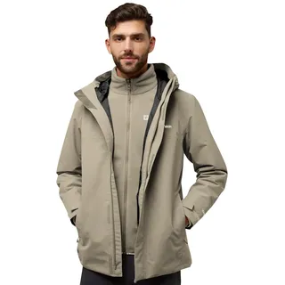 Jack Wolfskin Herren Altenberg 3in1 Jkt M, Linen, S EU