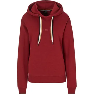 BOSS Hoodie »CP Stripe_Hoodie«, mit kontrastfarbener Kordel, rot