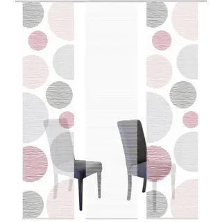 VISION S Schiebegardine Paneelwagen 60 x 260 cm Rosa 3 St.