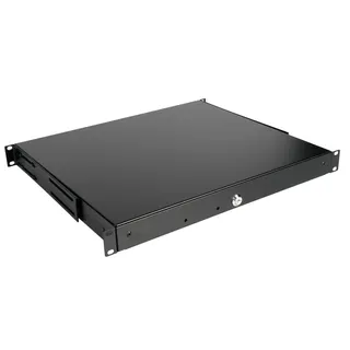 Equip Abschliessbare Schublade 19" 1HE, RAL9005 Schwarz