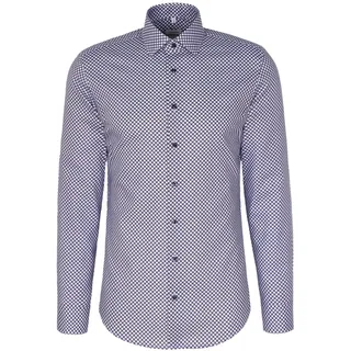 Seidensticker Herren Business Hemd, Braun, 42