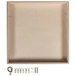 Rayher Bilderrahmen beige 32x32 cm 2er Set