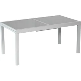 Merxx Gartentisch Ausziehtisch 160-220 x 90 x 75 cm grau