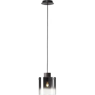 Brilliant Beth 1-flg. Ø 20 cm zylinderförmig braun/rauchglas