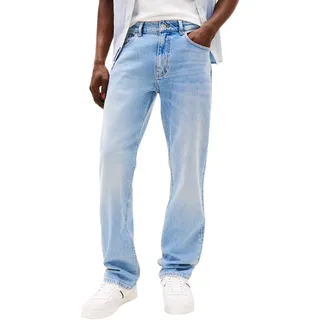 Tommy Jeans Herren Jeans Hose Ryan Slim Straight Leg, Blau (Denim Light), 32W/38L