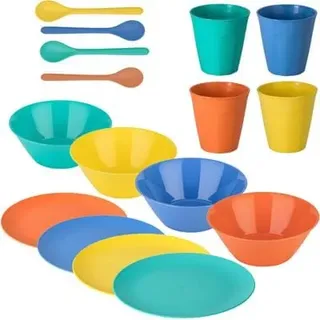 Koziol Nora Geschirrset 16-tlg. Lollipop bunt