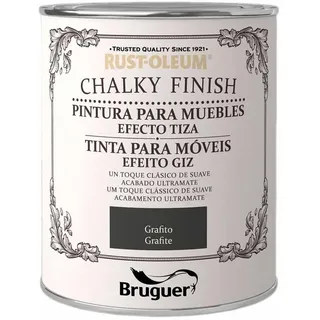 Bruguer Rust-oleum Chalky Finish 5397533 Möbelmalerei 0.75l - Graphite - One Size