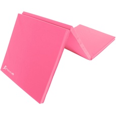 ProsourceFit Tri-Fold Folding Exercise Mat - Pink