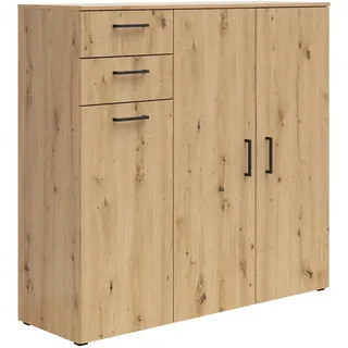 mömax Kommode Multistauraum 120 x 115 x 40 cm Eiche Artisan